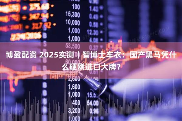 博盈配资 2025实测｜智博士车衣：国产黑马凭什么硬刚进口大牌？